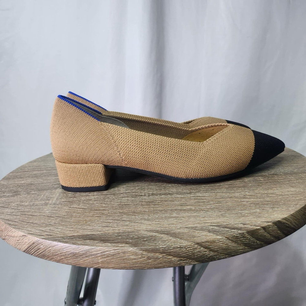 Rothy’s Women’s The High Point In Love Insole I’m Wren Captoe Shoes 8.5 Preppy - Picture 8 of 12